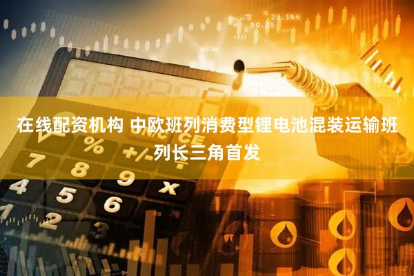 在线配资机构 中欧班列消费型锂电池混装运输班列长三角首发